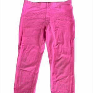 Total Girl Kids Pink Cotton Straight Leg Legging Size M 10-12